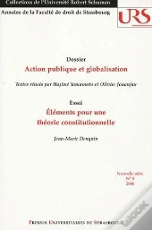 Action Publique Et Globalisation : Éléments Pour Une Théorie Constitutionnelle