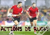 Actions De Rugby Calendrier Mural 2018 Din A3 Horizontal