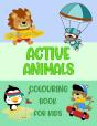 Active Animals Colouring Book For Kids - Preview
