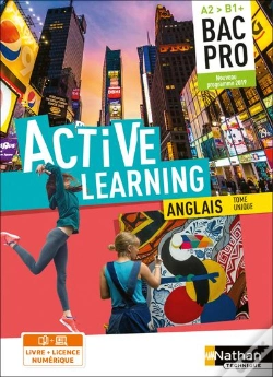 Capa do artigo Active Learning : Anglais : Bac Pro : A2>B1+ (Édition 2019)