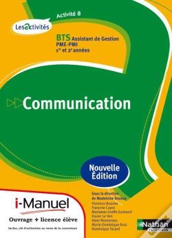 Capa do artigo Activite 8 Bts 1 Et 2 (Les Activites) Licence Numerique Eleve I-Manuel + Ouvrage Papier
