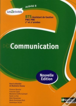 Capa do artigo Activite 8 Communication Bts 1ere Et 2eme Annees( Les Activites) Eleve 2012