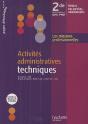 Activités Administratives Technique ; 2nde Bac Pro Métiers Des Services Administratifs ; Livre De L'Élève - Preview