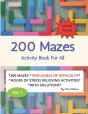 Activity Book 200 Mazes - Preview