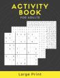 Activity Book For Adults Large Print - Preview