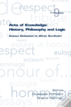 Capa do artigo Acts Of Knowledge: History, Philosophy A