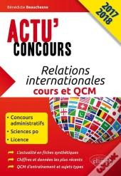 Actu' Concours : Relations Internationales - Cours Et Qcm - Concours 2017-2018