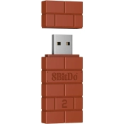 Capa do artigo Adaptador 8BitDo USB Wireless Adapter 2 for Switch / Steam Deck / PC