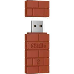 Capa do artigo Adaptador 8BitDo USB Wireless Adapter 2 for Switch / Steam Deck / PC