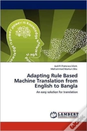 Capa do artigo Adapting Rule Based Machine Translation From English To Bangla