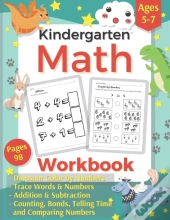 Addition And Subtraction Kindergarten Math Workbook