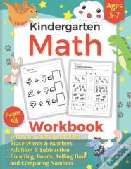 Addition And Subtraction Kindergarten Math Workbook