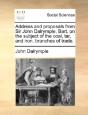 Address And Proposals From Sir John Dalr - Preview