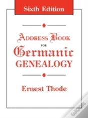 Capa do artigo Address Book For Germanic Genealogy. Sixth Edition