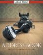 Address Book Large Print - Preview