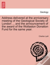 Capa do artigo Address Delivered At The Anniversary Mee