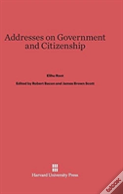 Capa do artigo Addresses On Government And Citizenship
