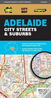 Capa do artigo Adelaide City Streets & Suburbs Map 562 10th