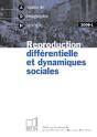 Adh 2008-1 : Reproduction Différentielle Et Dynamiques Sociales - Preview