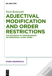 Capa do artigo Adjectival Modification And Order Restrictions