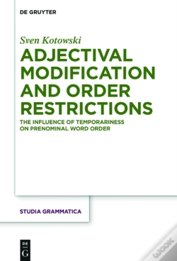 Capa do artigo Adjectival Modification And Order Restrictions