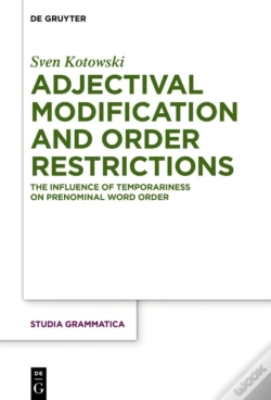 Capa do artigo Adjectival Modification And Order Restrictions