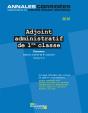 Adjoint Administratif 1re Classe 2016. Concours - Preview