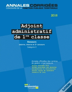 Capa do artigo Adjoint Administratif 1re Classe 2016. Concours