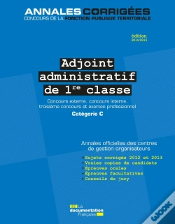 Capa do artigo Adjoint Administratif De 1re Classe 2014-2015. Concours Et Examen