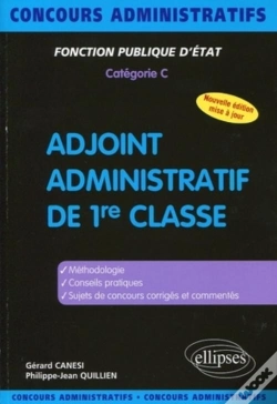 Capa do artigo Adjoint Administratif De 1re Classe - 3e Édition