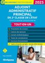Adjoint Administratif Principal De 2e Classe De L'Etat : Tout-En-Un (Édition 2025) - Preview