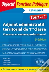 Capa do artigo Adjoint Administratif Territorial De 1re Classe - Concours Et Examen Professionnel - 2e Édition