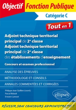 Capa do artigo Adjoint Technique Territorial Principal De 2e Classe - Adjoint Technique Territorial Principal De 2e Classe Des Établissements D'Enseignement  (Concou