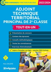 Capa do artigo Adjoint Technique Territorial Principal De 2e Classe : Concours (Édition 2023/2024)