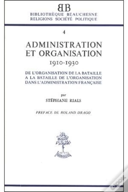 Capa do artigo Administration Et Organisation, 1910-1930