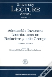 Capa do artigo Admissible Invariant Distributions On Reductive $P$-Adic Groups