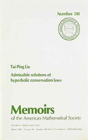 Admissible Solutions Of Hyperbolic Conservation Laws - Preview