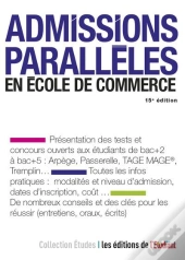 Admissions Paralleles En Ecole De Commerce