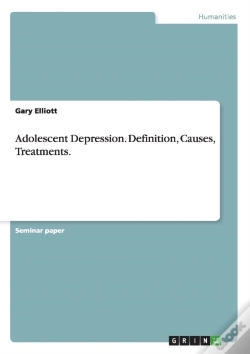 Capa do artigo Adolescent Depression. Definition, Causes, Treatments.