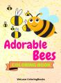 Adorable Bees Coloring Book - Preview