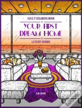 Adult Coloring Book Luxury Homes