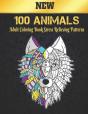 Adult Coloring Book Stress Relieving Animals Patterns - Preview