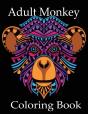 Adult Monkey Coloring Book - Preview