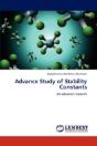 Advance Study Of Stability Constants - Preview