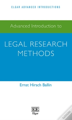 Capa do artigo Advanced Introduction To Legal Research Methods