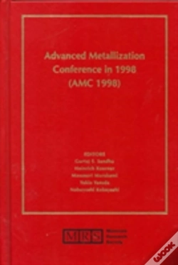 Capa do artigo Advanced Metallization Conference In 1998 (Amc 1998): Volume 14