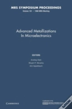 Capa do artigo Advanced Metallizations In Microelectronics: Volume 181
