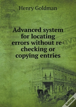 Capa do artigo Advanced System For Locating Errors Without Re-Checking Or Copying Entries