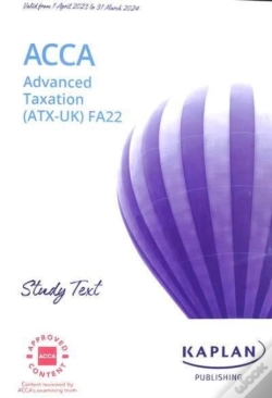 Capa do artigo Advanced Taxation (Atx) (Fa22) - Study Text