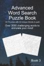 Advanced Word Search Puzzle Book 3 - Preview